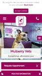 Mobile Screenshot of mulberryvets.co.uk